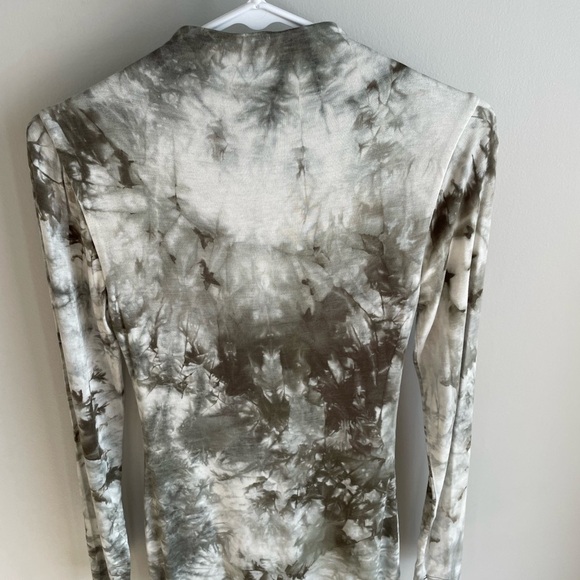 Lovers + Friends Ivanna Midi Dress - Green Tie Dye - Size Small - Picture 11 of 15